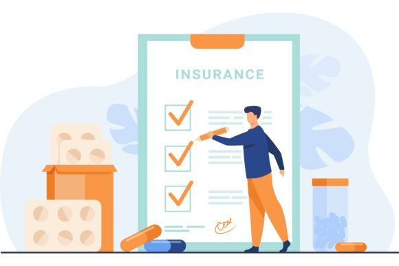 Download Health Insurance Agreement. Man Studying - Agreement Collection
