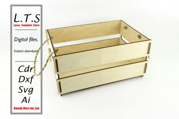 Download Box, Basket. Laser Cut Vector Model - Model Collection