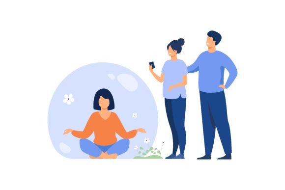 Download Person Keeping Social Distance and Avoid - Person Collection