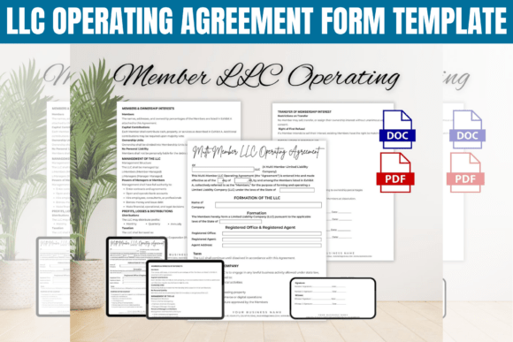 Download LLC Operating Agreement Form Template - Agreement Collection