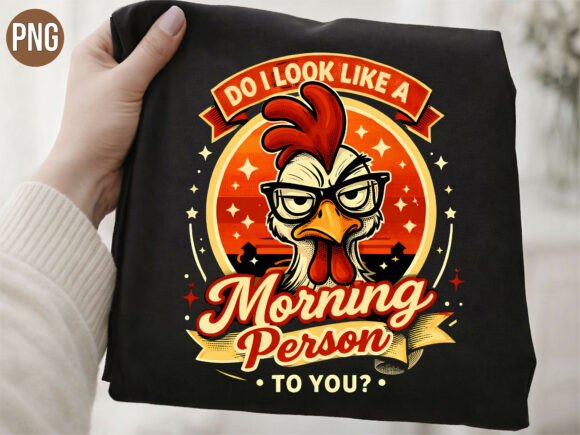 Download Funny Morning Person Grumpy Rooster PNG - Person Collection